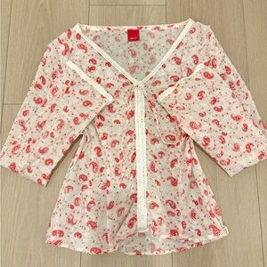 Esprit Bell Sleeve Lace Top